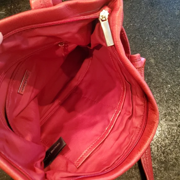 Giani Bernini red shoulder bag - Picture 5 of 9